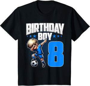 8th Birthday Boy Soccer Dabbing - 8 Years Old Boy Birthday
