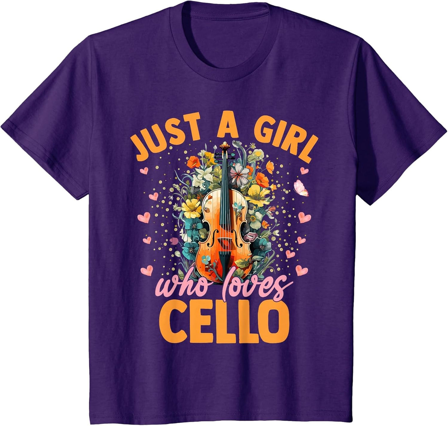 Cello Musical Girls Women Just A Girl Who Loves Cello