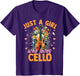 Cello Musical Girls Women Just A Girl Who Loves Cello