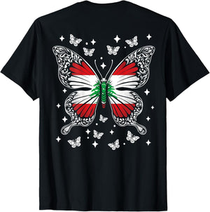 Lebanese Butterfly Lebanon Back Printed