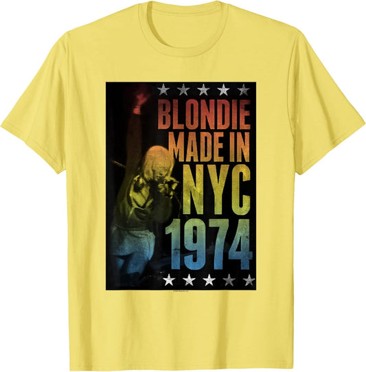 Blondie Rainbow Made in NYC 1974 Vintage Band