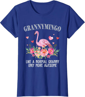 Flamingo Grannymingo Like a Normal Granny Gift Funny Grandma