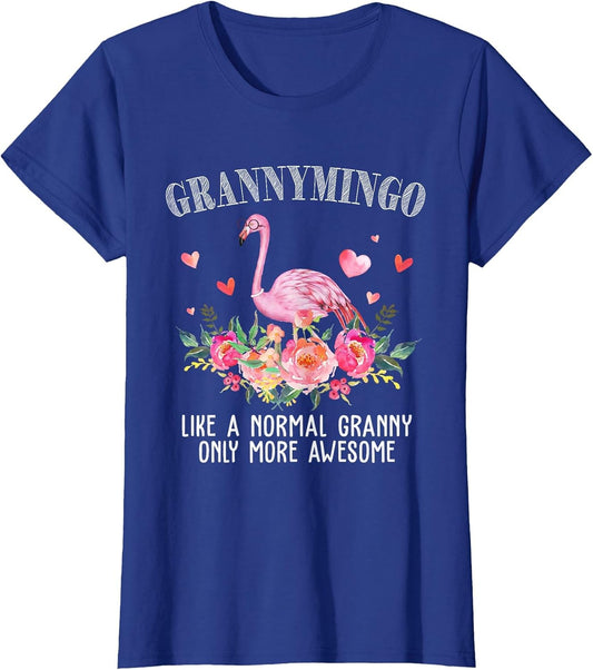 Flamingo Grannymingo Like a Normal Granny Gift Funny Grandma
