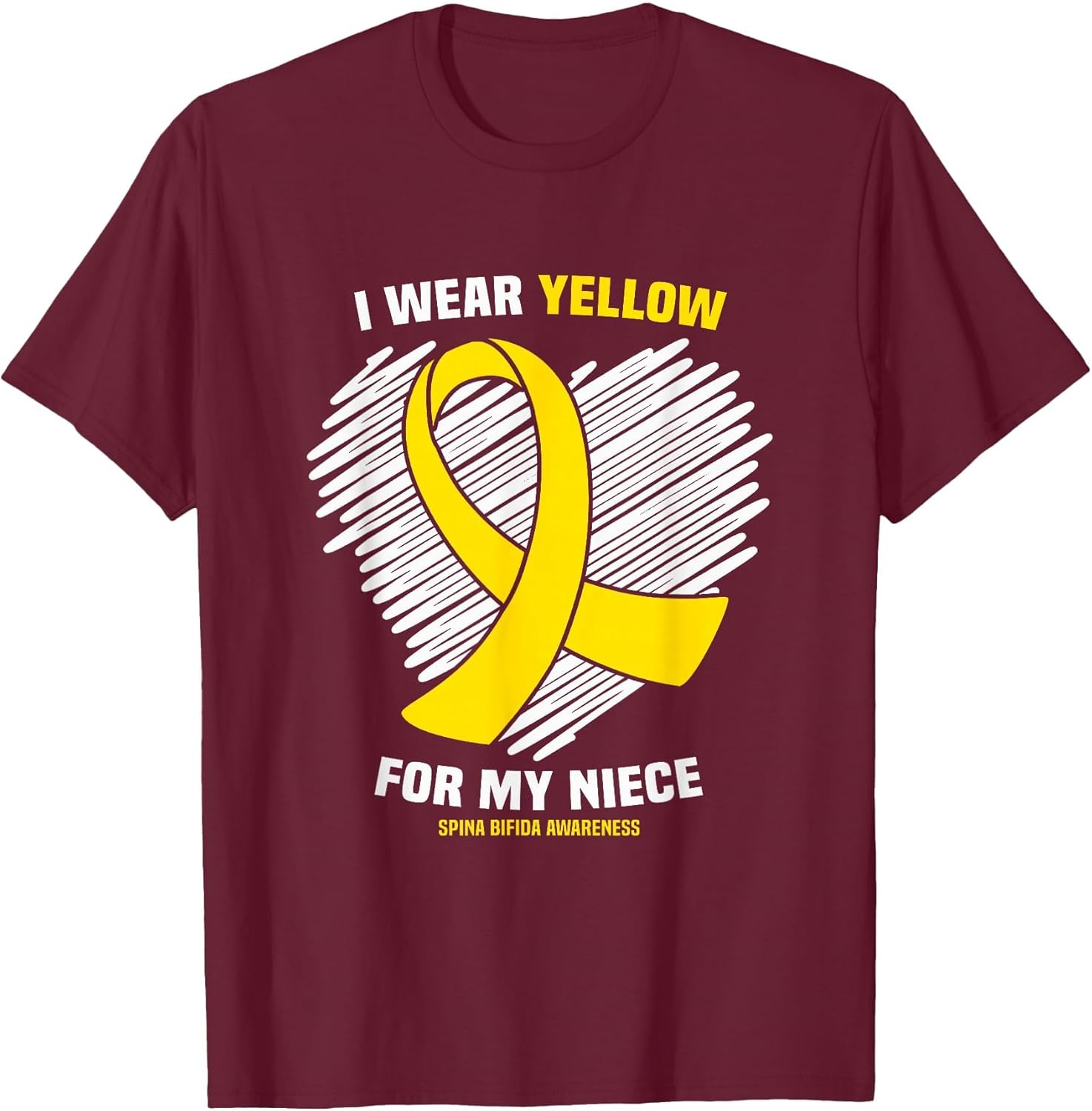 I Wear Yellow for My Niece Spina Bifida Awareness