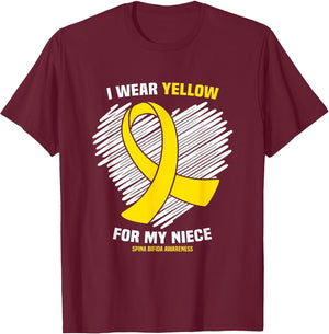 I Wear Yellow for My Niece Spina Bifida Awareness
