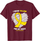 I Wear Yellow for My Niece Spina Bifida Awareness