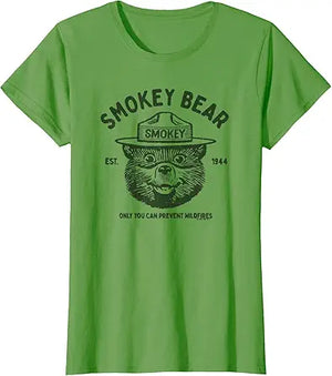 Vintage Smokey Bear Logo Only You Can Prevent Wildfires
