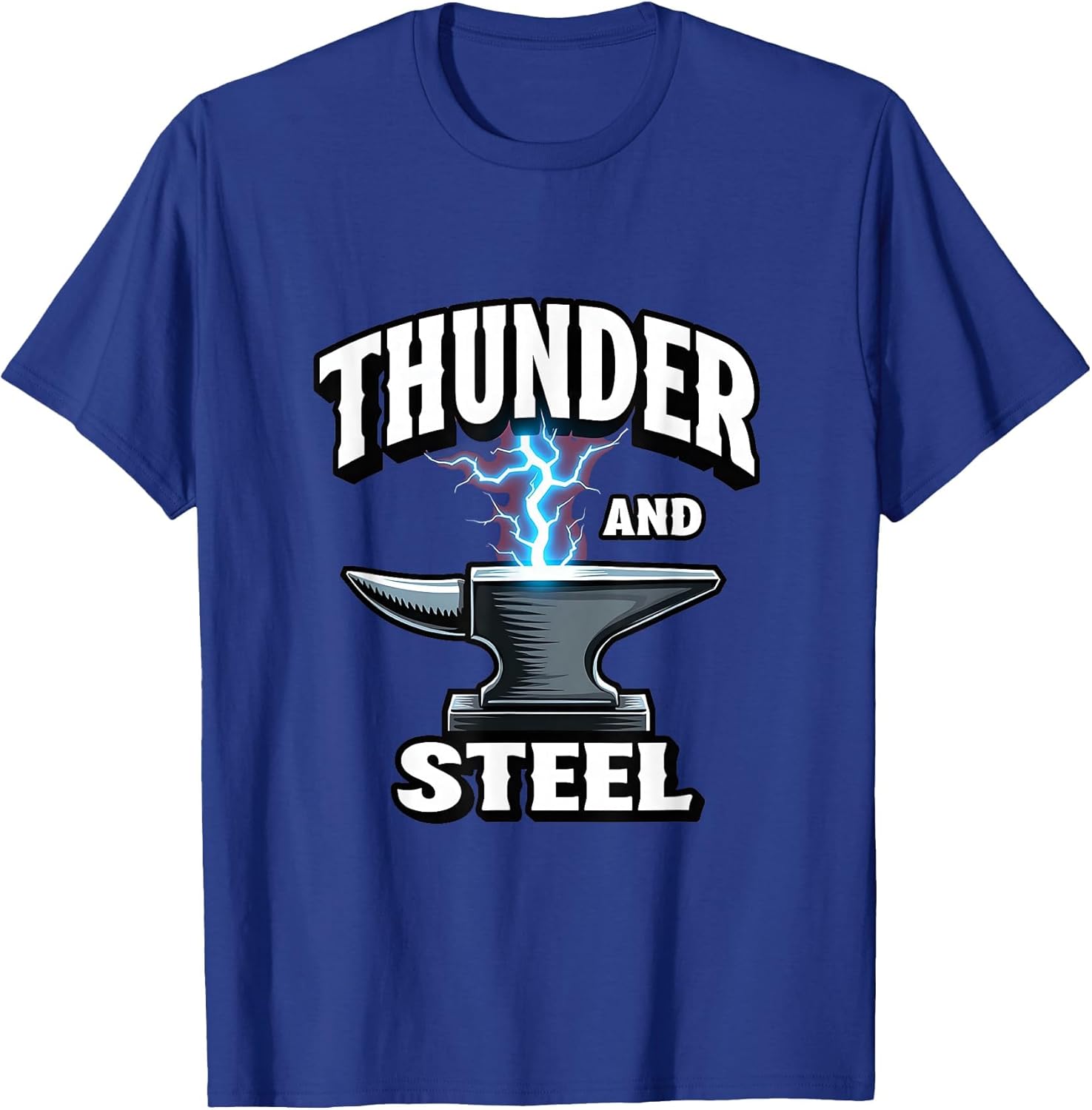 Thunder and Steel Heavy Metal Graphic Design