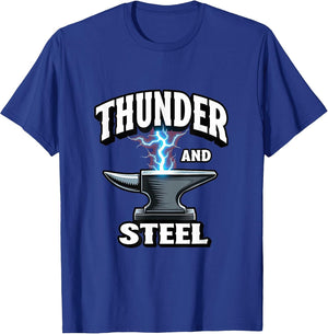Thunder and Steel Heavy Metal Graphic Design
