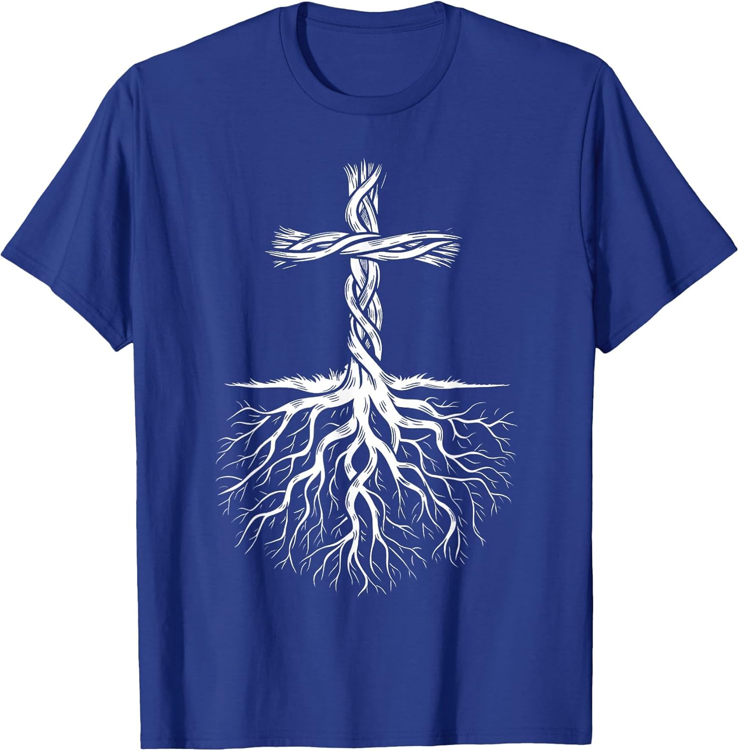 Religious Faith God Jesus Christ Tree Roots Christian Cross
