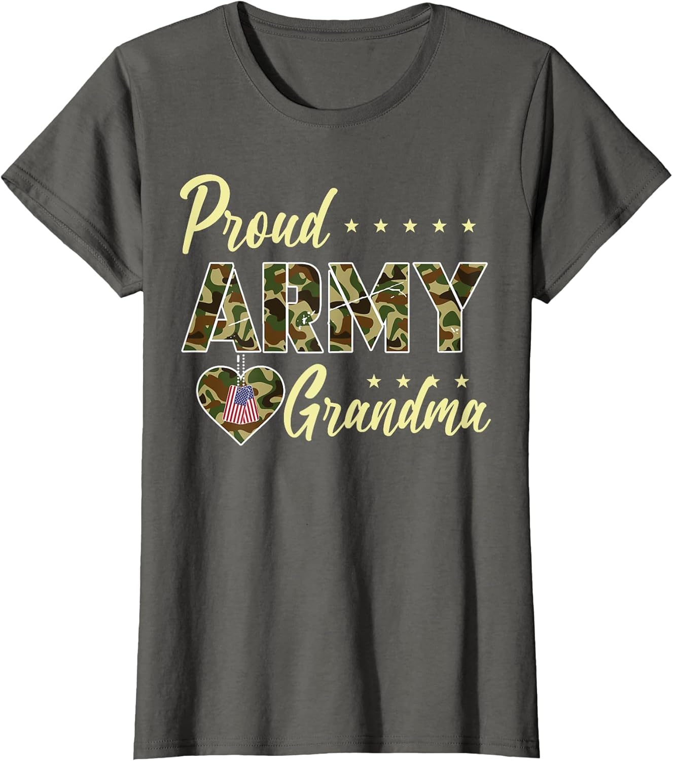 Proud Army Grandma Camouflage Soldier Family Love Military