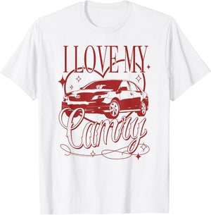 Toyota I Love My Camry Vintage Heart Portrait