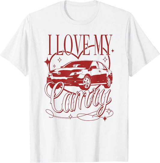 Toyota I Love My Camry Vintage Heart Portrait