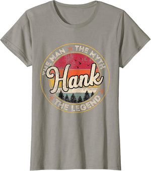 Hank The Man The Myth The Legend Personalized Name