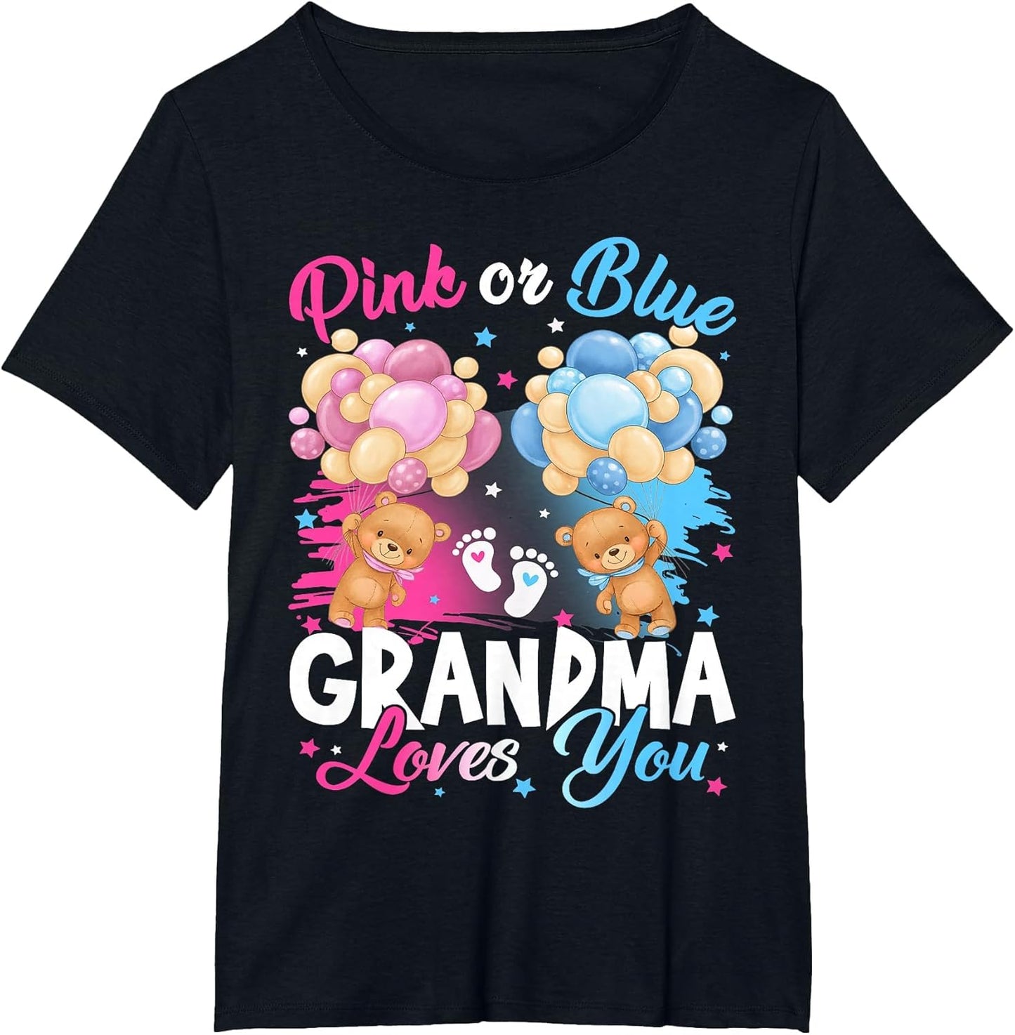 Bears Pink Or Blue Grandma Loves You Gender Reveal