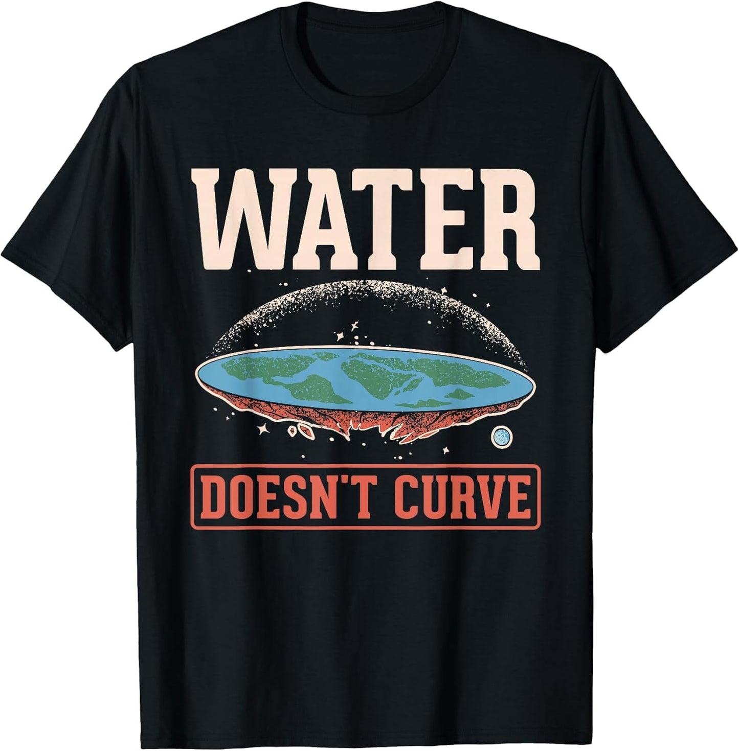Flat Earth Water Doesn't Curve Design for Earth Flatters