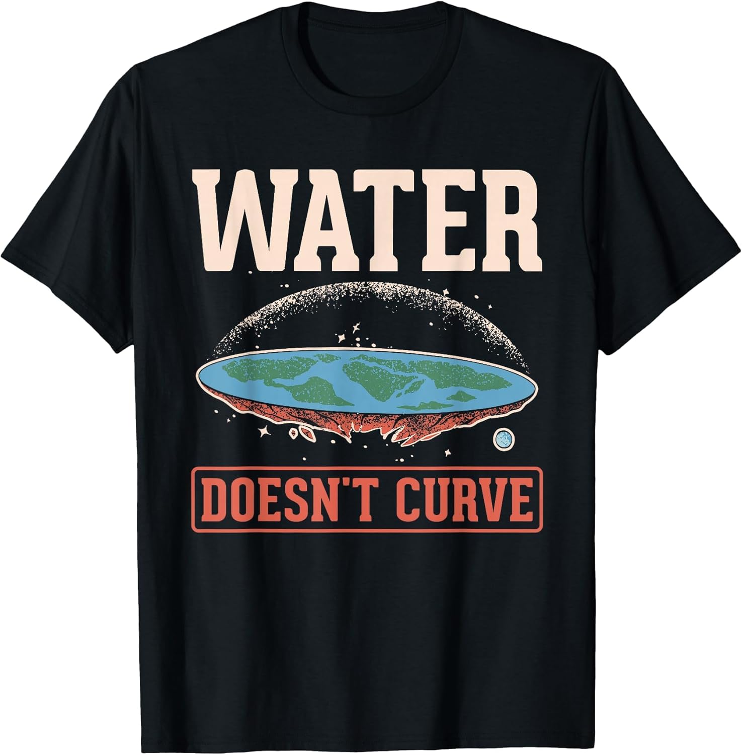 Flat Earth Water Doesn't Curve Design for Earth Flatters