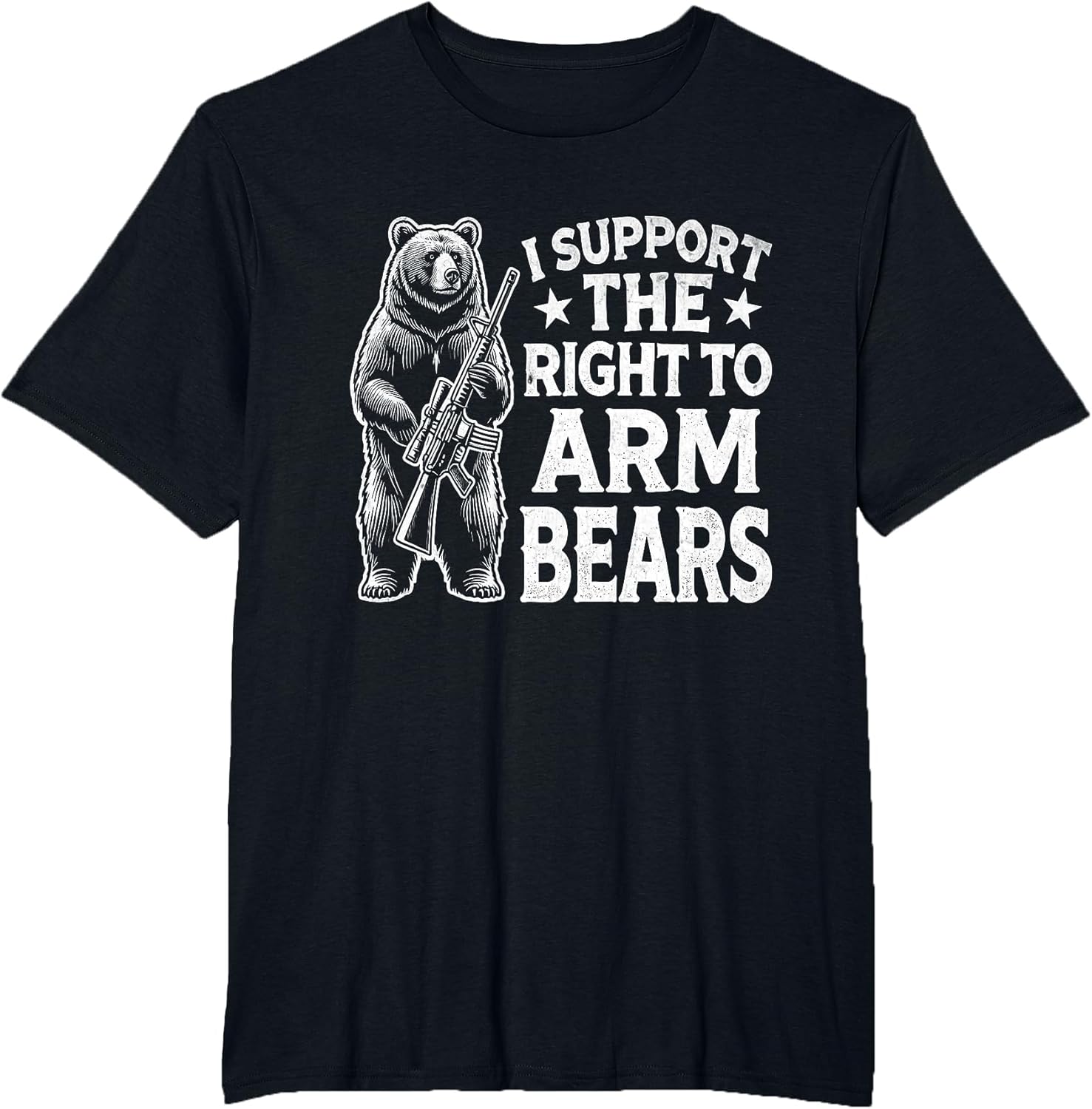 Funny Second Amendment I Support The Right to Arm Bears Men