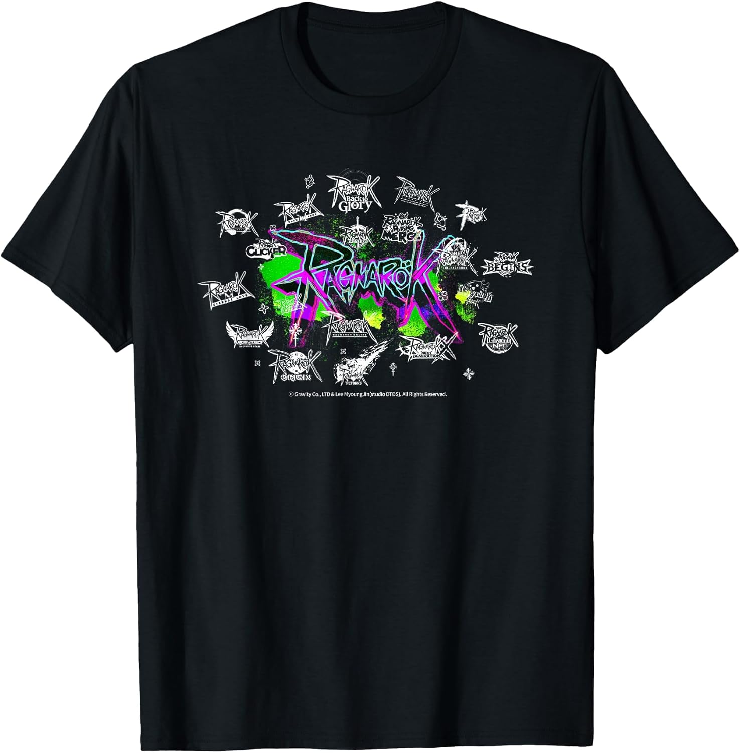 Ragnarok Official Graffiti Style Logo Gaming Urban Style