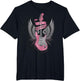 I Love Rock and Roll Pink Guitar Angel Wings Vintage