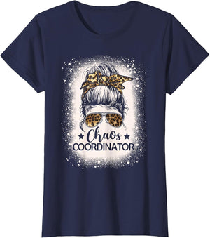 Chaos Coordinator Leopard Messy Bun Bleached Girls Women