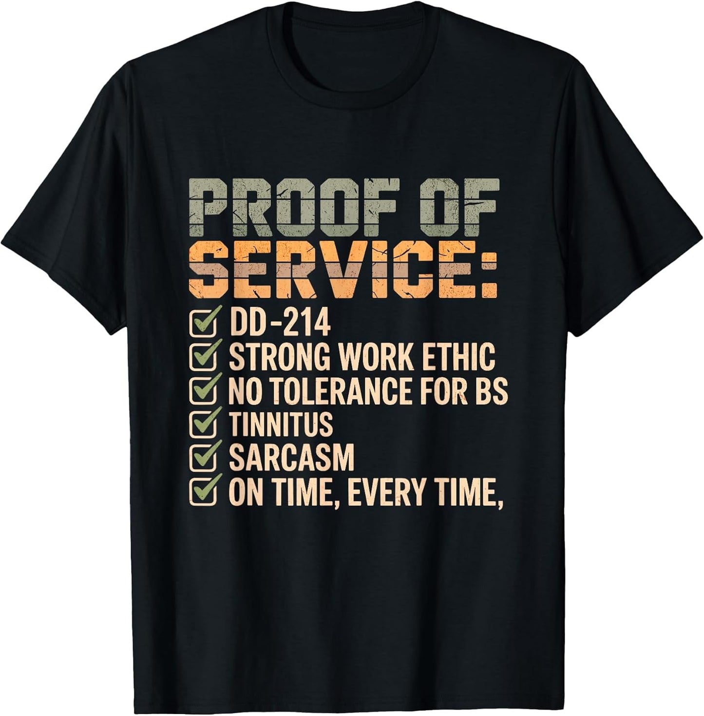 Proof of Service DD-214 Tinnitus Strong Work, Ethic Military