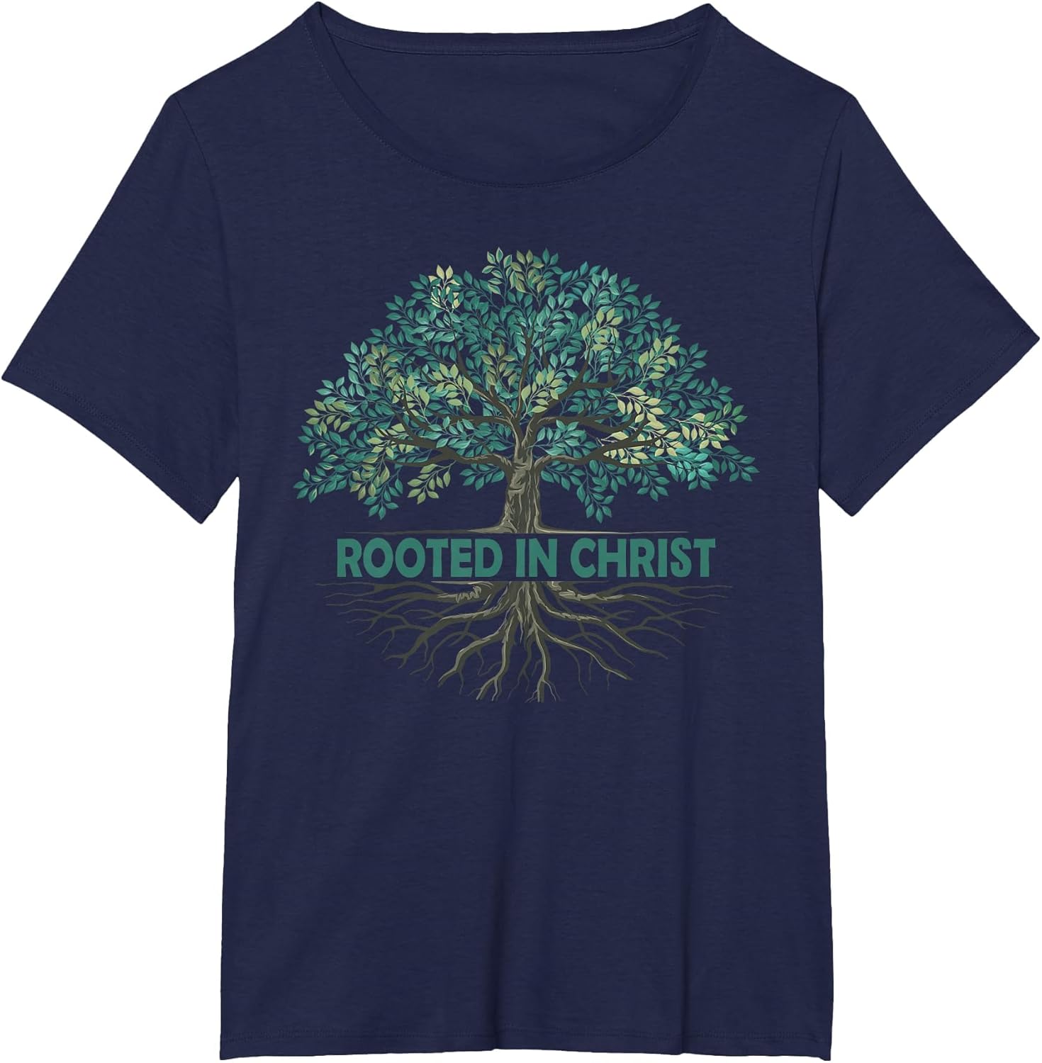 Rooted in Christ Tree God Roots Jesus Christians