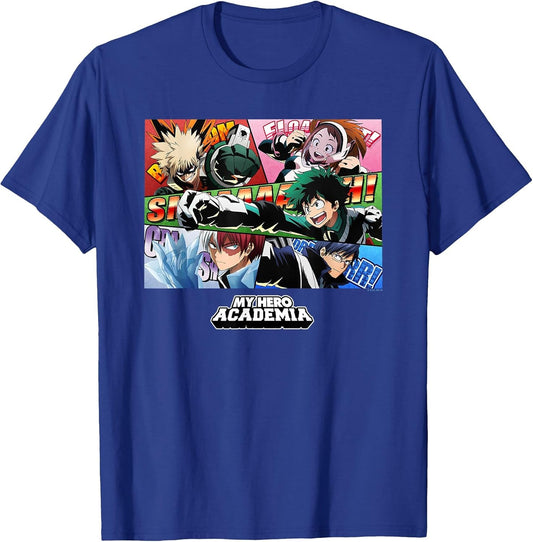 My Hero Academia Class 1-A Group Comic Panels Anime
