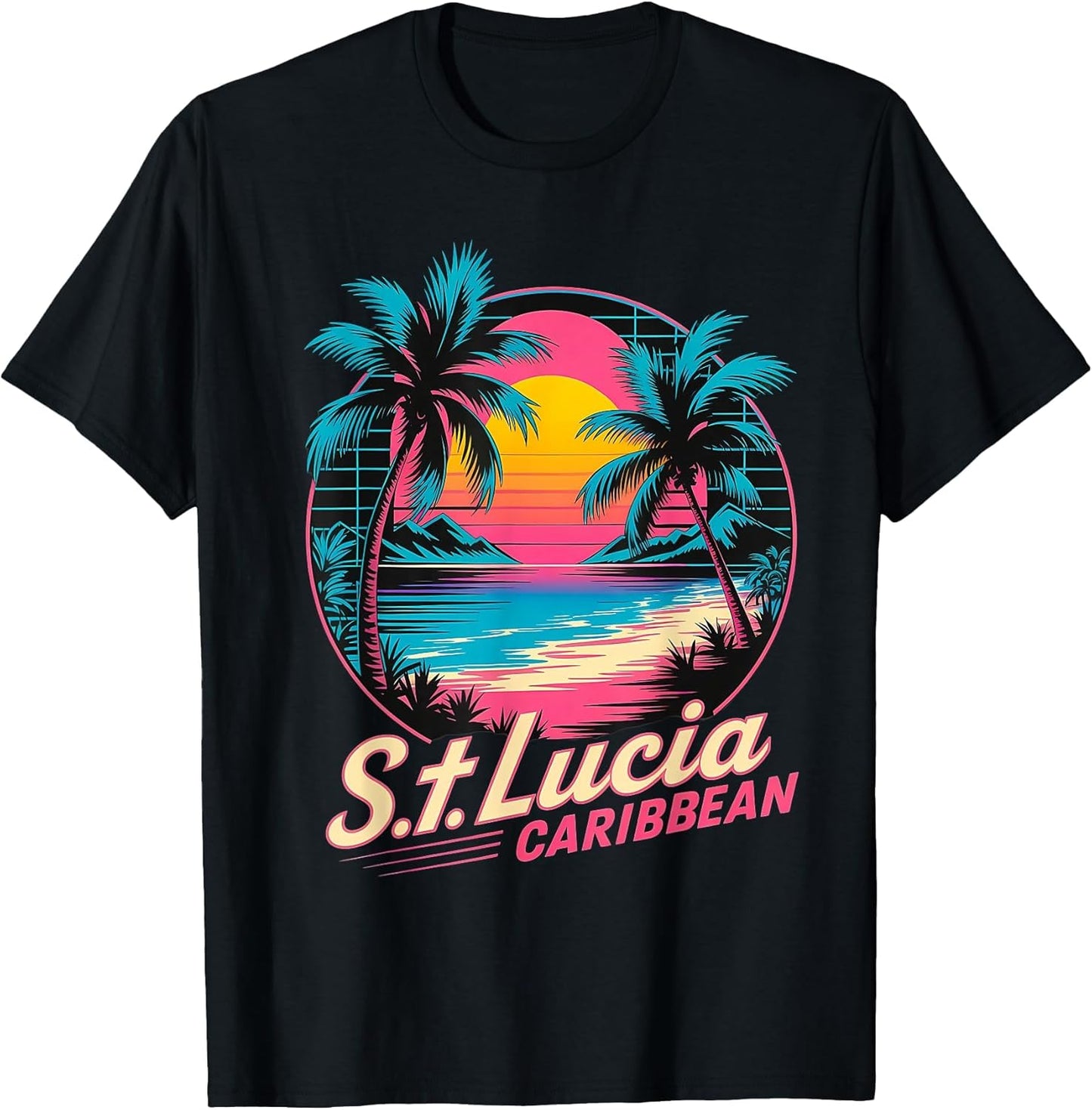St Lucia Souvenir Summer Saint Lucia Retro Vintage