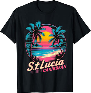 St Lucia Souvenir Summer Saint Lucia Retro Vintage