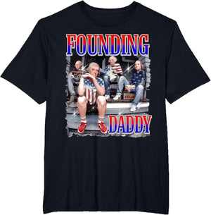 4th of July Shirt Founding Daddy George Washington 1776