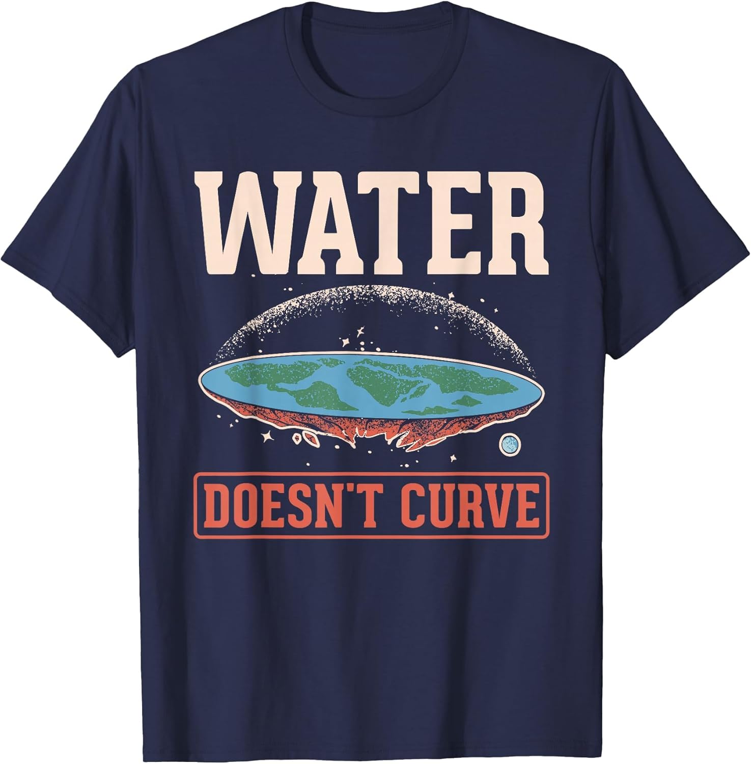 Flat Earth Water Doesn't Curve Design for Earth Flatters