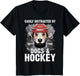 Easily Distracted by Dogs and Hockey Funny Dog Owner