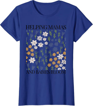 Doula Wildflowers Mother Baby Nurse Spring Future T Floral