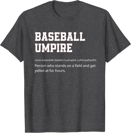 Funny Baseball Umpire Shirts Umpire Definition