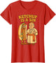 Da Pope Ketchup is a Sin Funny Chicago Hot Dog Design