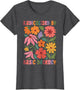 Women Floral Radicalized by Basic Decency Funny Democracy
