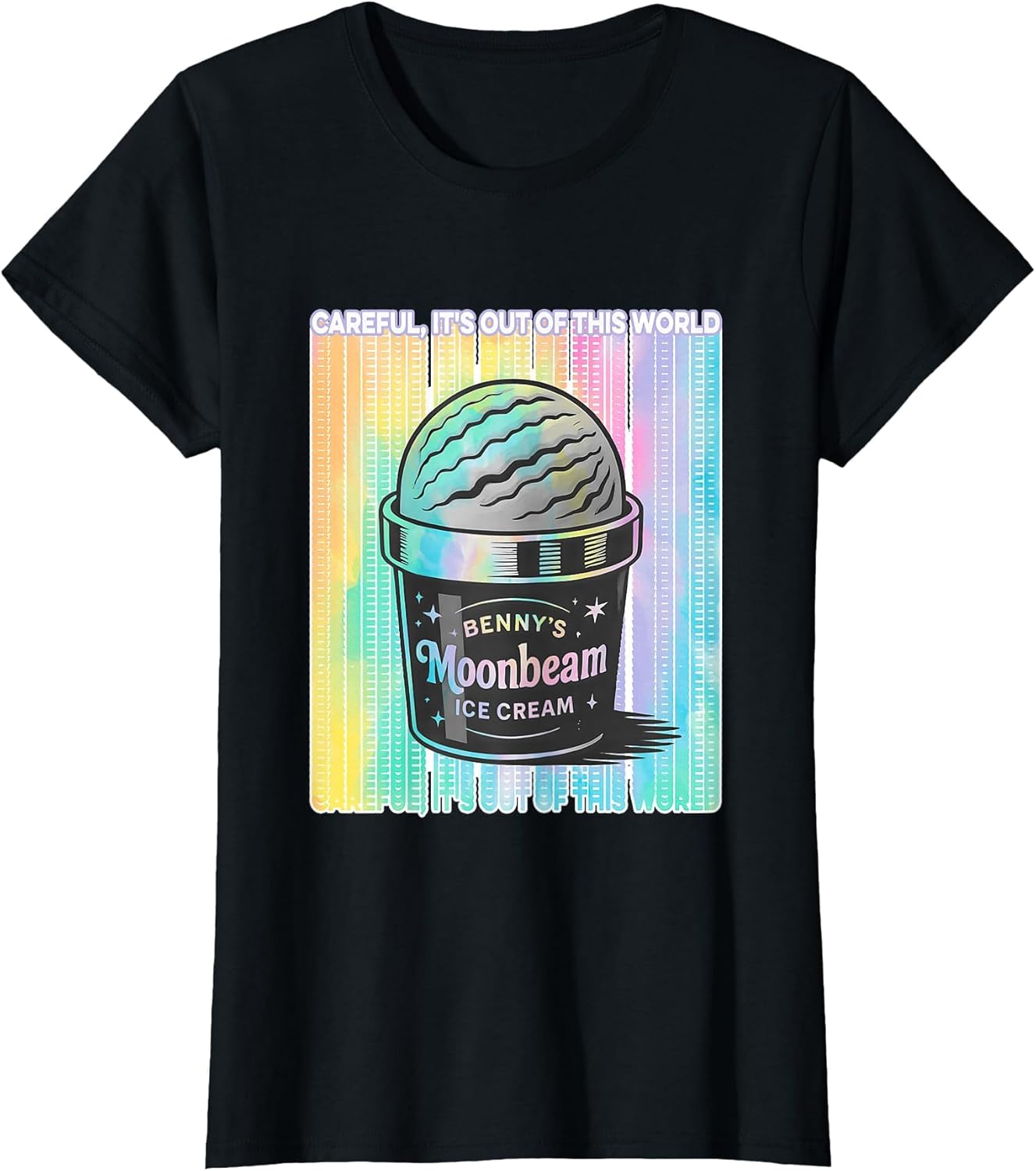 Vintage Moonbeam Ice Cream Truck Retro Double Scoop Popsicle