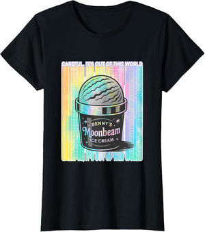 Vintage Moonbeam Ice Cream Truck Retro Double Scoop Popsicle