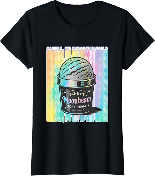 Vintage Moonbeam Ice Cream Truck Retro Double Scoop Popsicle