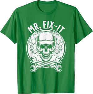 MR. Fix-It Skull Head with Smoke and Cross Spanners Wrench