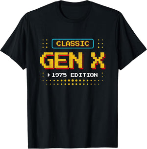 Born 1975 Gen X - Classic 1975 Retro Gamer - Gaming Birthday