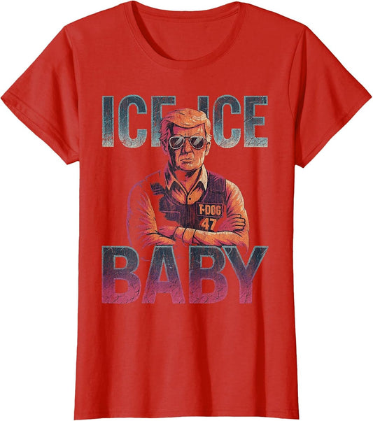 Ice Ice Baby Retro Funny Trump