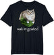 Wait I'm Goated Cat Meme Funny Watermelon Silly Cat Humor