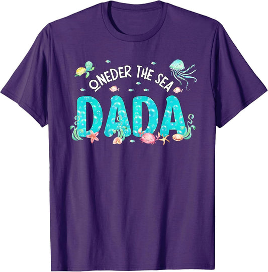 Under Sea Dada Birthday Girl Boy Matching Family Party