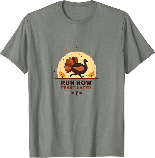 Turkey Trot Run Now Feast Later Thanksgiving Race