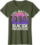 Vintage You Matter 988 Suicide Prevention Awareness Ribbon