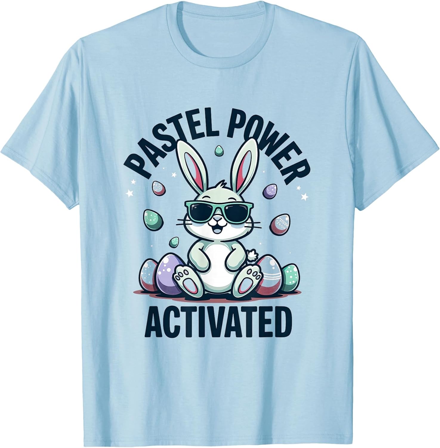 Pastel Power Activated Easter Girls Design