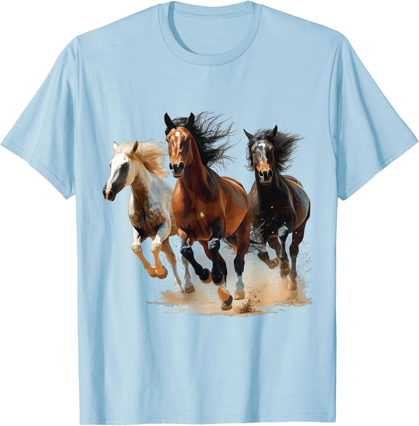 Vintage Horses Lover Graphic Women Boys Girls