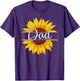 Summer Vintage Yellow Sunflower Graphic Sunflower Dad